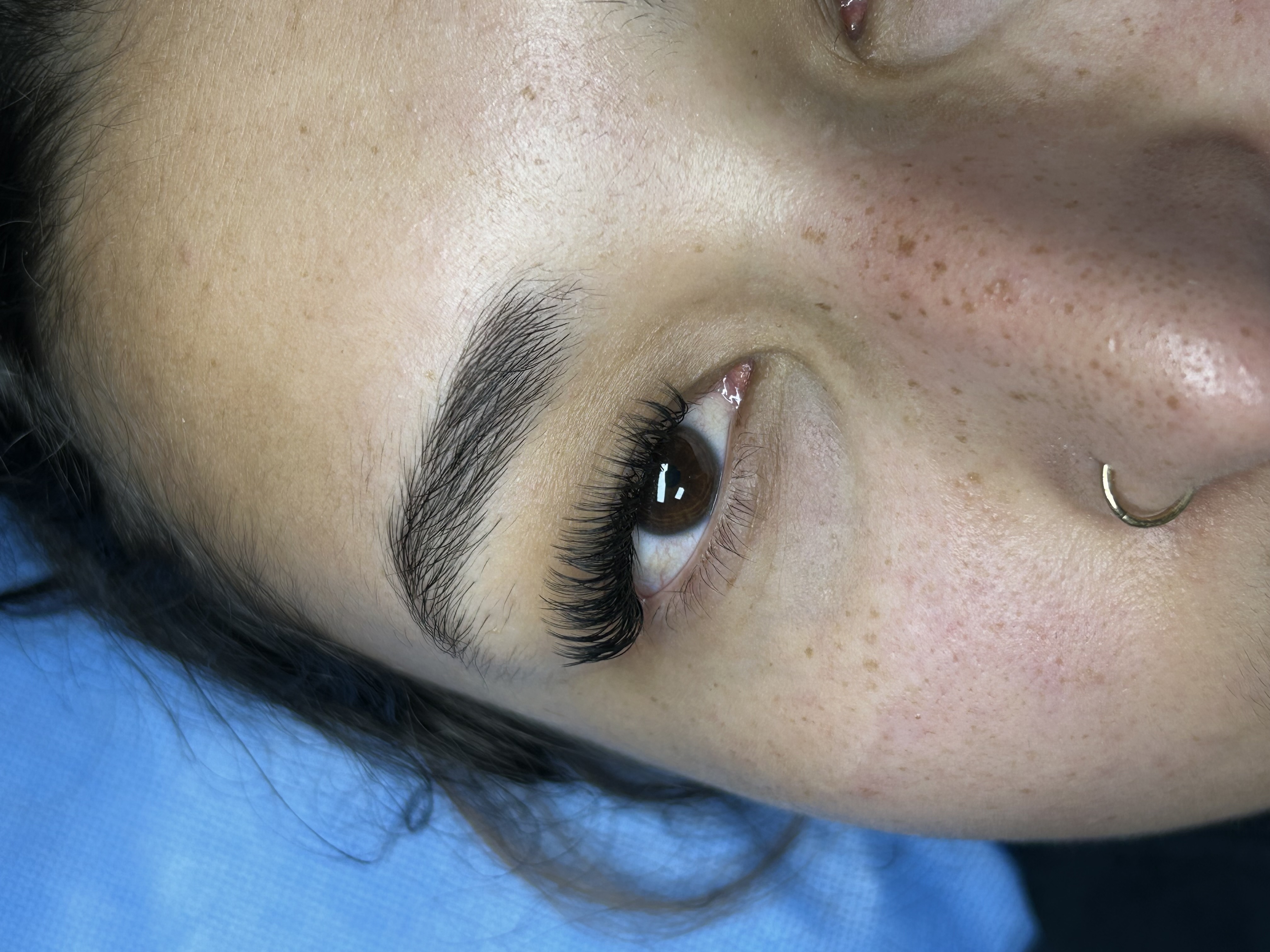 Volume lash extensions result